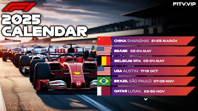 F1 2025 Schedule