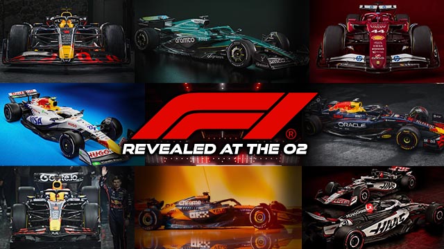 F1 2025 Liveries Revealed at The O2